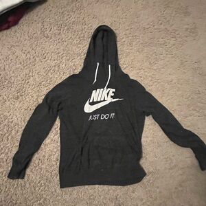 Nike Black and White Logo Sweater Pullover